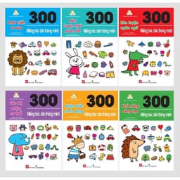 Thumbnail Shop Bố Ken: Sách 300 Miếng Bóc Dán Thông Minh Sticker Cho Bé 2-12 [100% Chuẩn NXB] 2