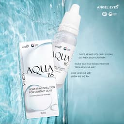 Thumbnail COMBO Nước Ngâm Lens 360ml + Nhỏ Mắt Lens 15ml thương hiệu Aqua B5 (Nước ngâm & nhỏ mắt dành riêng cho kính áp tròng) 2