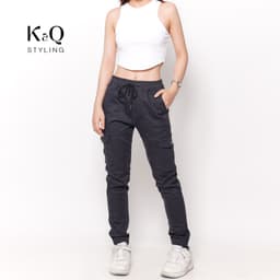 Thumbnail Quần Túi Hộp Kaki unisex KQSTYLING Xám Chì co giãn cao cấp (xưởng quần jogger kaki) 1