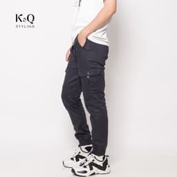 Thumbnail Quần Túi Hộp Kaki unisex KQSTYLING Xám Chì co giãn cao cấp (xưởng quần jogger kaki) 3