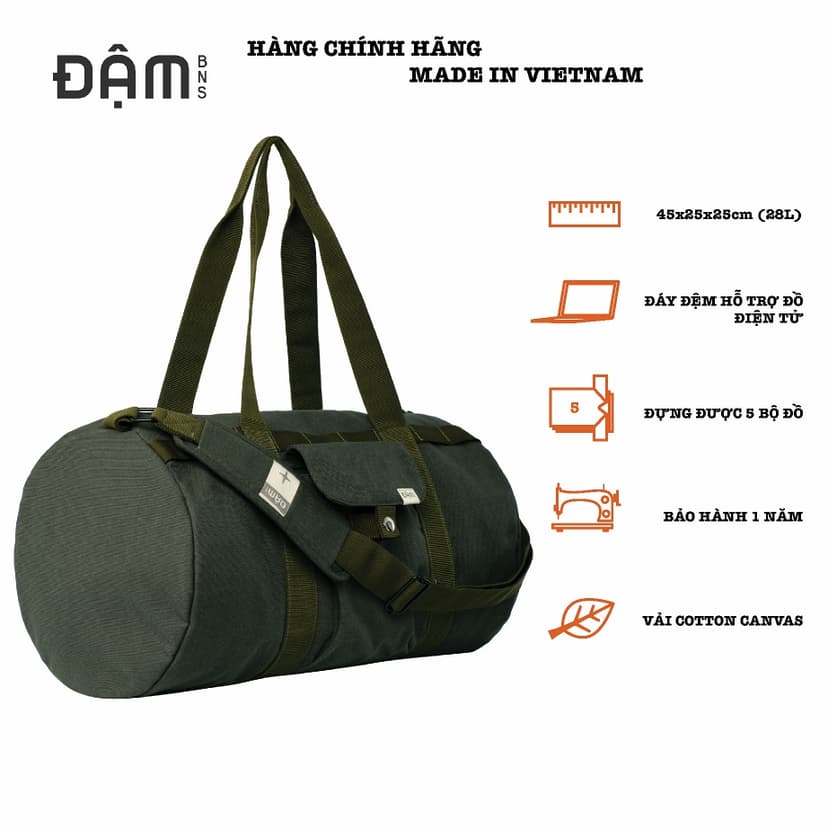 Ảnh ĐẬM BNS túi chéo quai xách du lịch thời trang ngăn chứa lớn TRỐNG 1