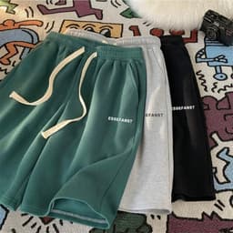 Thumbnail Quần Short Nam Nữ Thêu ESSEFANST NAD Unisex Chất Cotton Tổ Ong - Quần Đùi Unisex Thể Thao Mặc Thoáng Mát QĐ 4 1