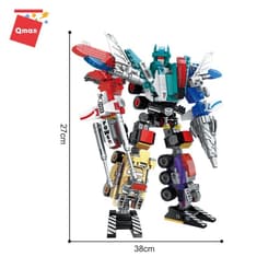 Thumbnail Đồ chơi xếp hình, lắp ráp Qman 1412: Người máy hợp kim (419 mảnh ghép) 1