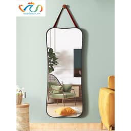 Thumbnail Gương khung viền PVC mạ PVD cao cấp kèm dây dù treo tường VUADECOR nhiều mẫu (Tặng đinh treo khồng khoan tường) 4