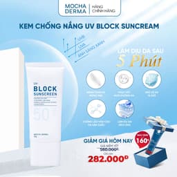 Thumbnail Kem Chống Nắng Mocha Derma SPF 50 PA+, Nâng Tone, Phục Hồi, Bảo Vệ Da Khỏi Tia UVA Và UVB 50g 1