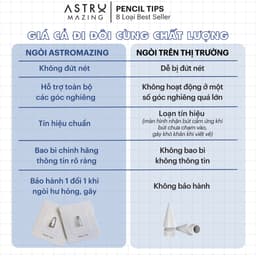 Thumbnail Đầu ngòi bút thay thế cao cấp AstroMazing cho bút Apple Pencil 1 và 2 2