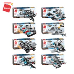 Thumbnail Đồ chơi xếp hình, lắp ráp Qman 1411 - Tàu tuần dương biển (700 mảnh ghép) 2