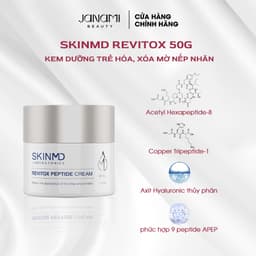 Thumbnail Kem dưỡng săn chắc da và là phẳng nếp nhăn SKINMD REVITOX PEPTIDE CREAM 50g 2