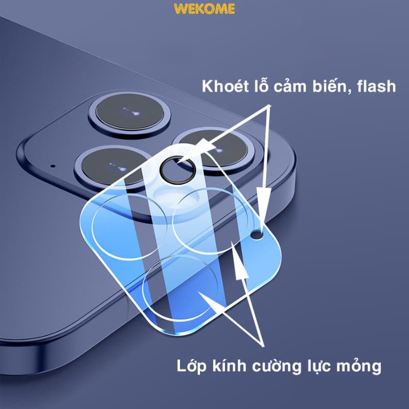 Ảnh Cường lực Camera iphone KTM ,bảo vệ toàn bộ camera iP Pro Max - iphone 11 Pro ,12 Pro, ip 12 13 14 Pro max 3