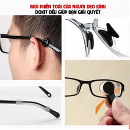 Thumbnail Bộ sản phẩm phụ trợ người đeo kính DOKCRAZY DOKIT tiện lợi chống trượt, đau tai, đầy đủ, hữu ích 4