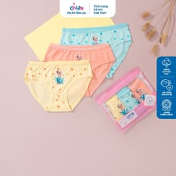 Thumbnail Set 3 quần chip đùi cho bé gái từ 14 đến 50kg Chippo họa tiết Elsa dễ thương chất vải 100% cotton mềm thoáng mát 3
