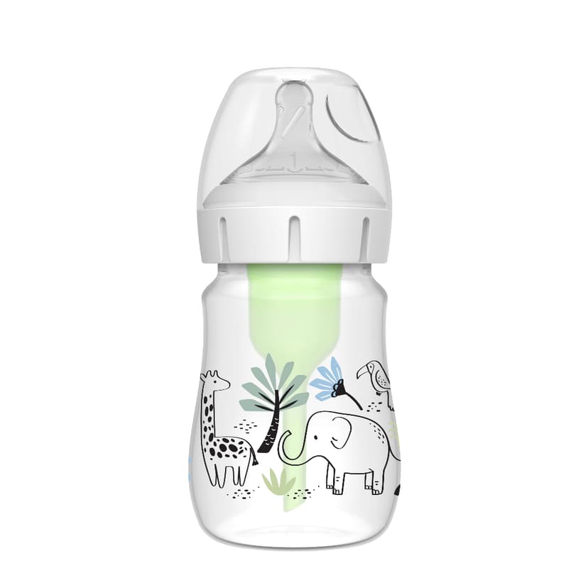 Ảnh Bình sữa Dr Brown's "Option Plus" cổ rộng 150ml và 270ml nhựa  PP Option Plus in hoạ tiết TQ. 2