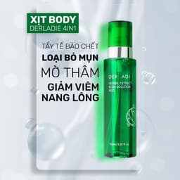 Thumbnail (KOL) Xịt Mụn Lưng, Mờ Thâm, Giảm Viêm Nang Lông Derladie Herbal Extract Body Solution Mist 150Ml 2