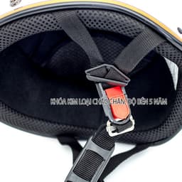 Thumbnail Mũ bảo hiểm nửa đầu kính phi công cao cấp Hpro helmet, kèm tai gấu trúc cute, thời trang, cá tính, FreeSize (54-58cm) 3