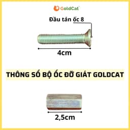 Thumbnail Bộ Ốc Đỡ Giát Cũi GOLDCAT Chất Liệu Sắt Không Gỉ Nâng Đỡ Giát Giường Nằm Và Bộ Ốc Gắn Cũi Giúp Cố Định Các Thanh Cũi 3