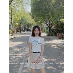 Thumbnail Áo thun dáng lỡ EMIX chất cotton co giãn 4 chiều Aobabytee164/P5K8 3