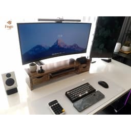 Thumbnail Kệ màn hình FEGO kết hợp ngăn kéo gỗ thông tự nhiên dành cho văn phòng và làm việc tại nhà 1