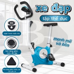 Thumbnail BG Xe đạp tập thể dục trong nhà mẫu YS02 BLUE 1