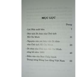 Thumbnail Sách - Di chúc của Chủ tịch Hồ Chí Minh 1
