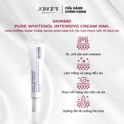 Thumbnail Bộ đôi ngừa thâm nám SkinMD Pure Whitenol Intensive Cream 15 ml và chống nắng nội sinh Bella The Sun 30 viên 2