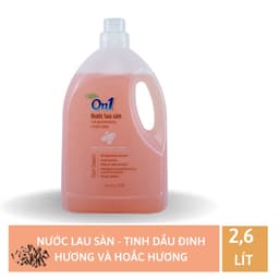 Thumbnail Nước lau sàn On1 tinh dầu Đinh hương & Hoắc Hương thơm lâu dung tích 2,6L LH202 - Sàn sạch, sáng bóng 1