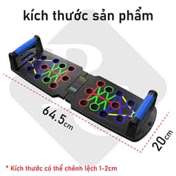 Thumbnail [ALL] BG-Dụng Cụ Tập Hít Đất Chống Đẩy Có Vạch Kẻ Màu Theo Nhóm Cơ, Đồng Hồ Bấm Giờ Đếm Nhịp Tự Động 3