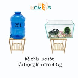 Thumbnail Kệ tab gỗ đầu giường mặt ván 2 tầng Behomes 1
