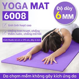 Thumbnail BG Combo loại dày 6mm TPE Thảm tập yoga & Túi đựng thảm tập gym siêu bền 2