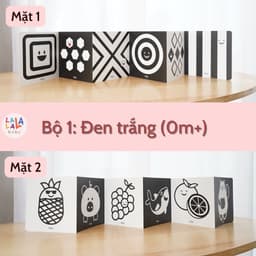 Thumbnail Bộ Thẻ Ziczac - Decal - Flashcard Kích Thích Thị Giác Trí Não Cho Trẻ Sơ Sinh - Lalala Baby 1