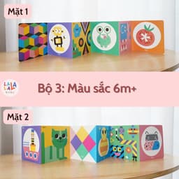 Thumbnail Bộ Thẻ Ziczac - Decal - Flashcard Kích Thích Thị Giác Trí Não Cho Trẻ Sơ Sinh - Lalala Baby 3