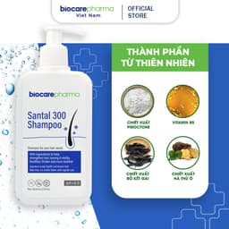 Thumbnail Dầu gội dược liệu BIO CARE PHARMA giảm gàu, nấm ngứa da đầu Santal 300 Shampoo 200ml 3