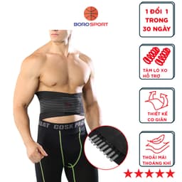 Thumbnail Băng quấn bụng và lưng bảo vệ cột sống, tập gym, chống chấn thương CLEACCO - Hàng chính hãng BORO SPORT 1
