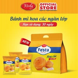 Thumbnail Bánh mì hoa cúc ngàn lớp Festa Richy - HSD 30 ngày kể từ NSX 2