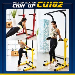 Thumbnail BG Bộ xà đơn xà kép cao cấp đa năng CHINNING DIPPING YELLOW 3