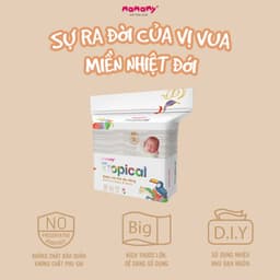 Thumbnail Khăn khô cao cấp cho bé Mamamy 100% sợi tự nhiên và rayon Tropical gói 160 tờ mềm, dai, sạch cực 4