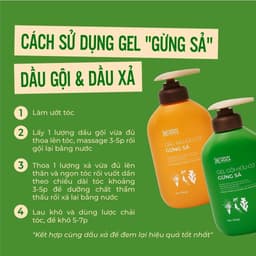 Thumbnail Dầu Gội Xả Thảo Dược Gừng Sả 30g Ngăn Tóc Bết Dầu Cỏ Cây Hoa Lá 3