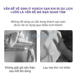 Thumbnail Khăn mặt dùng 1 lần dạng viên nén gói 20 viên dùng hàng ngày du lịch nhỏ gọn cất vali túi sách KMN1 1