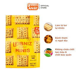 Thumbnail Bánh qui bơ nhập khẩu minis Leibniz Đức 100g dùng bơ tự nhiên và dầu hướng dương, không chất béo chuyển hóa 3