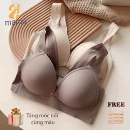 Thumbnail Áo Ngực Bà Bầu 2mama chất liệu su non cho con bú và sau sinh không gọng nâng đỡ chống chảy sệ cho mẹ bầu mới B102 2