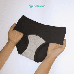 Thumbnail Quần lót chống tràn kinh nguyệt Combo Night Purecotton chống tràn nguyệt san Happy Moon PC078 2