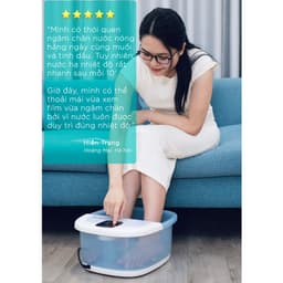 Thumbnail Bồn Ngâm Chân Massage Cao Cấp KINGTECH BM-400, 22 Con Lăn Kết Hợp Ngâm Nước Nóng, Đèn Hồng Ngoại, Sục Khí Thư Giãn 3