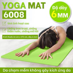 Thumbnail BG Combo loại dày 6mm TPE Thảm tập yoga & Túi đựng thảm tập gym siêu bền 4