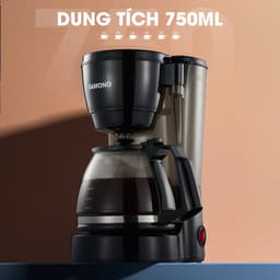 Thumbnail Samono Máy pha cà phê/trà 750ml, chức năng giữ nhiệt, vòi tự ngắt chống rò rỉ, hộp chứa có thể tháo rời 3