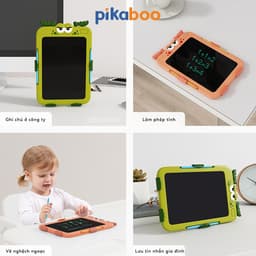 Thumbnail Bảng vẽ điện tử tự xóa thông minh LCD cao cấp Pikaboo giúp cho bé tập vẽ và viết, chất liệu an toàn 3