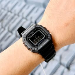 Thumbnail Đồng Hồ Nam Casio Dây Nhựa Trẻ Trung W-218H-1BVDF Chính Hãng 4