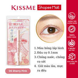 Thumbnail Bút kẻ mắt nước Kissme Heroine Make Prime Liquid Eyeliner Rich Jewel ánh màu ngọc trai lấp lánh chống trôi 2