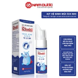 Thumbnail Xịt vệ sinh mũi Ích Nhi 75ml, phòng ngừa sổ mũi, ngạt mũi và viêm xoang, an toàn cho trẻ sơ sinh và trẻ nhỏ 1