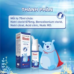 Thumbnail Xịt vệ sinh mũi Ích Nhi 75ml, phòng ngừa sổ mũi, ngạt mũi và viêm xoang, an toàn cho trẻ sơ sinh và trẻ nhỏ 2