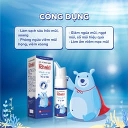 Thumbnail Xịt vệ sinh mũi Ích Nhi 75ml, phòng ngừa sổ mũi, ngạt mũi và viêm xoang, an toàn cho trẻ sơ sinh và trẻ nhỏ 3