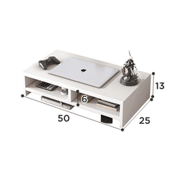 Thumbnail Kệ để màn hình máy tính laptop có khe để bàn phím decor bàn làm việc gọn gàng thương hiệu IGA - GA25 3